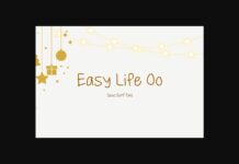 Easy Life Oo Font Poster 1