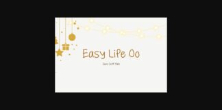 Easy Life Oo Font Poster 1