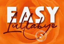 Easy Lullabye Font Poster 1