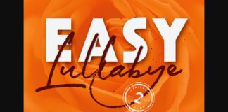 Easy Lullabye Font Poster 1