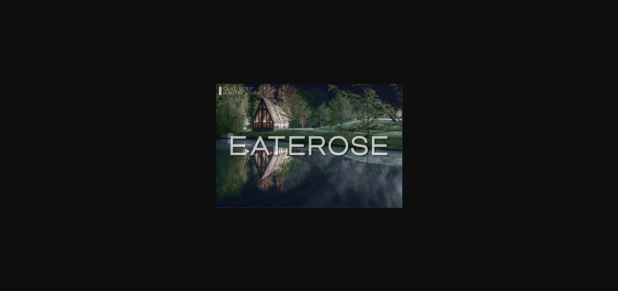 Eaterose Font Poster 3