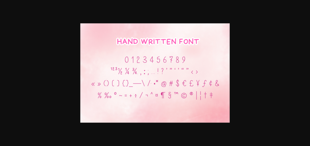 Easy  Font Poster 9