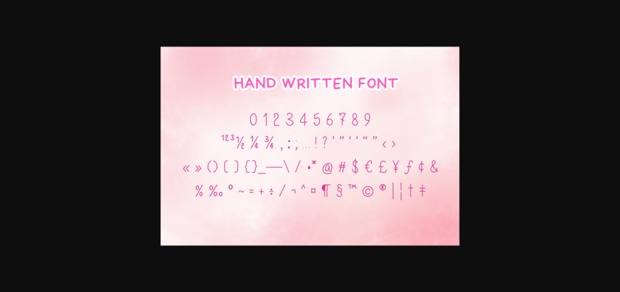 Easy  Font Poster 9