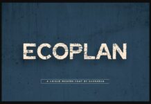 Ecoplan Font Poster 1