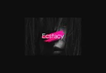 Ecstacy Font Ecstacy Font Poster 1