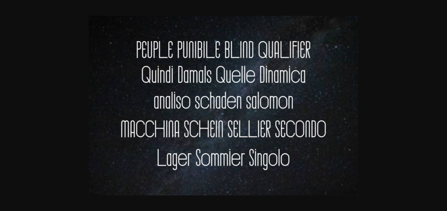 Ecumori Font Poster 6