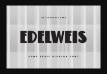 Edelweis Font Poster 1