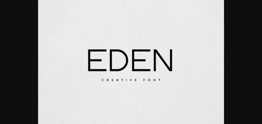 Eden Font Poster 3