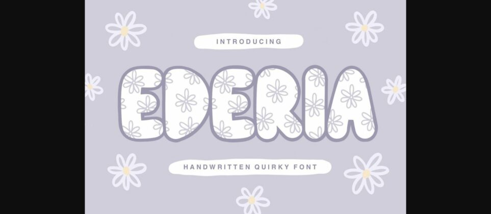 Ederia Font Poster 3