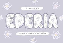 Ederia Font Poster 1