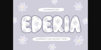 Ederia Font Poster 1