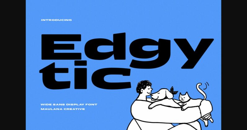 Edgytic Font Poster 3