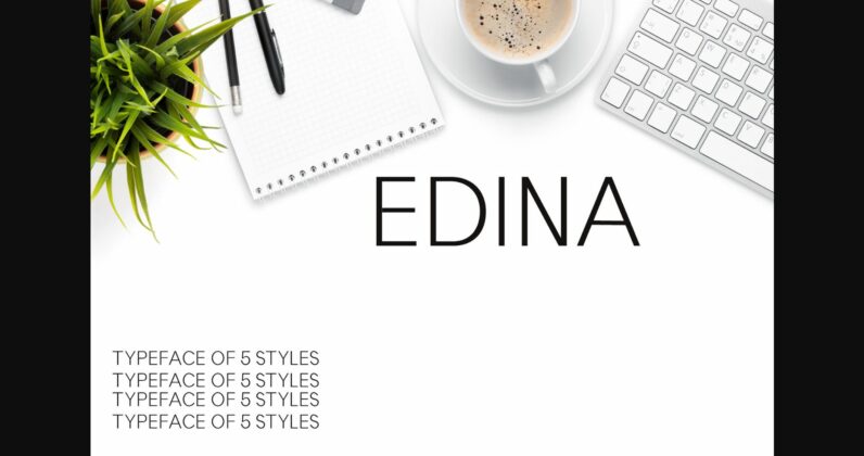 Edina Font Poster 3