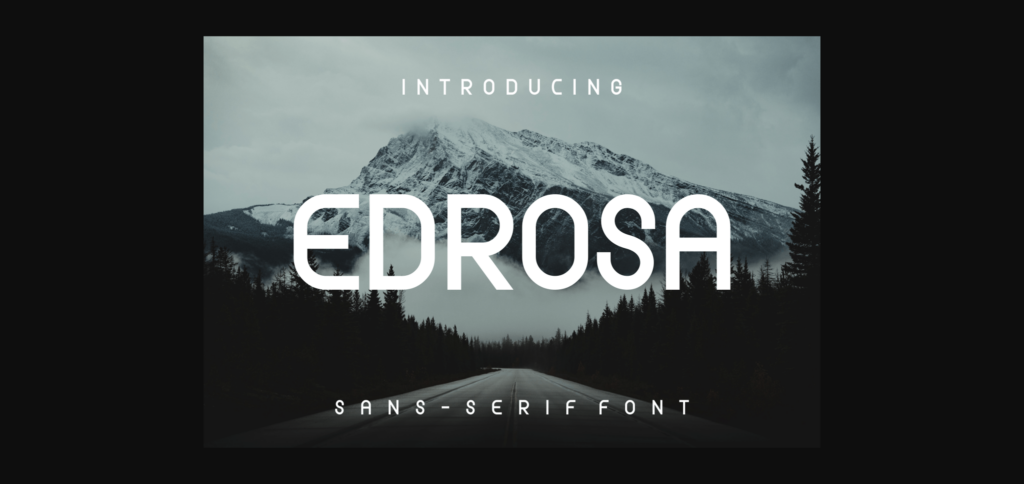 Edrosa Font Poster 3