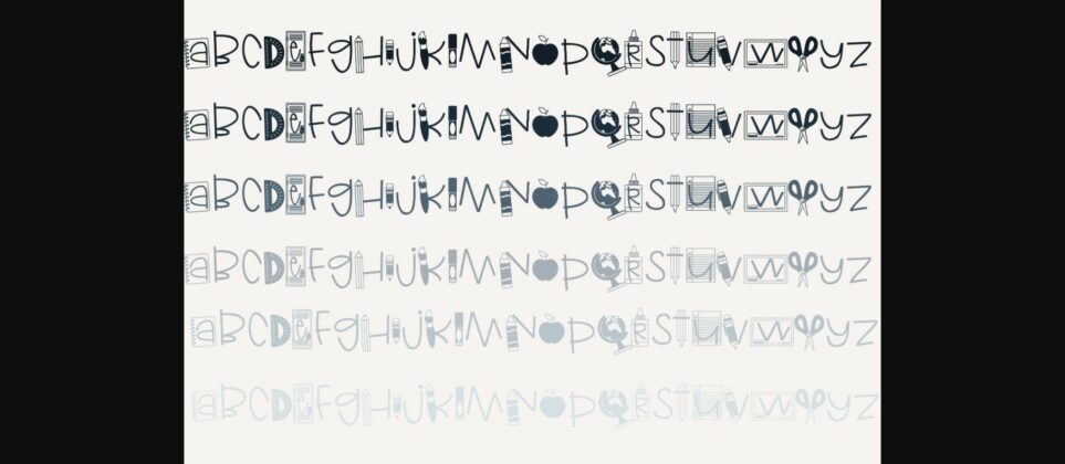 Education Font Poster 7