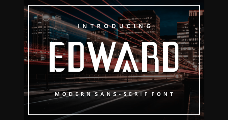 Edward Font Poster 3