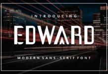 Edward Font Poster 1