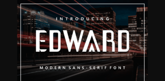 Edward Font Poster 1