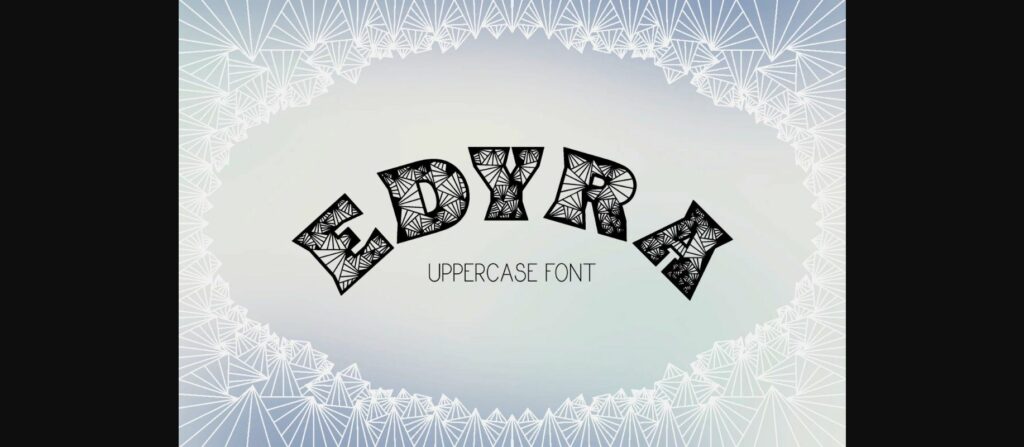 Edyra Font Poster 5