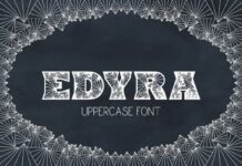 Edyra Font Poster 1