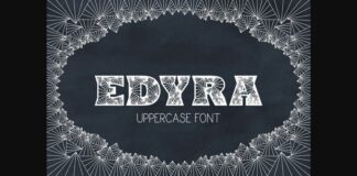 Edyra Font Poster 1