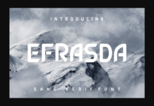 Efrasda Font Efrasda Font Poster 1