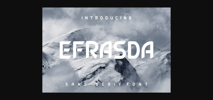 Efrasda Font Poster 1