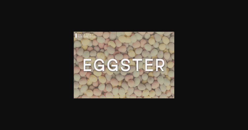 Eggster Font Poster 3