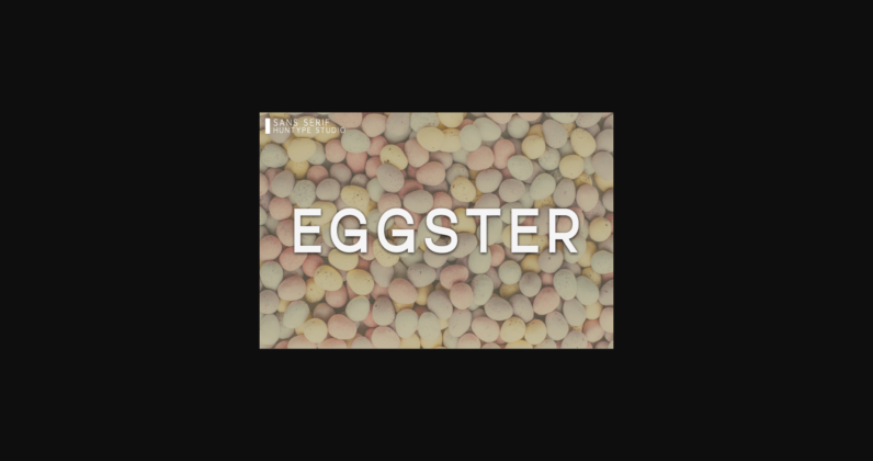 Eggster Font Poster 1