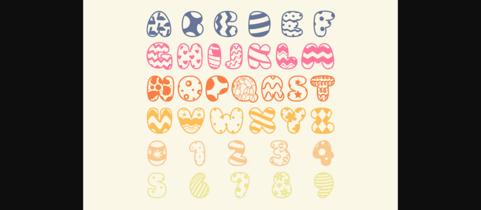 Eggster Font Poster 4