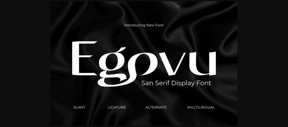 Egovu Font Poster 3