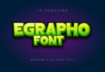 Egrapho Font Poster 1