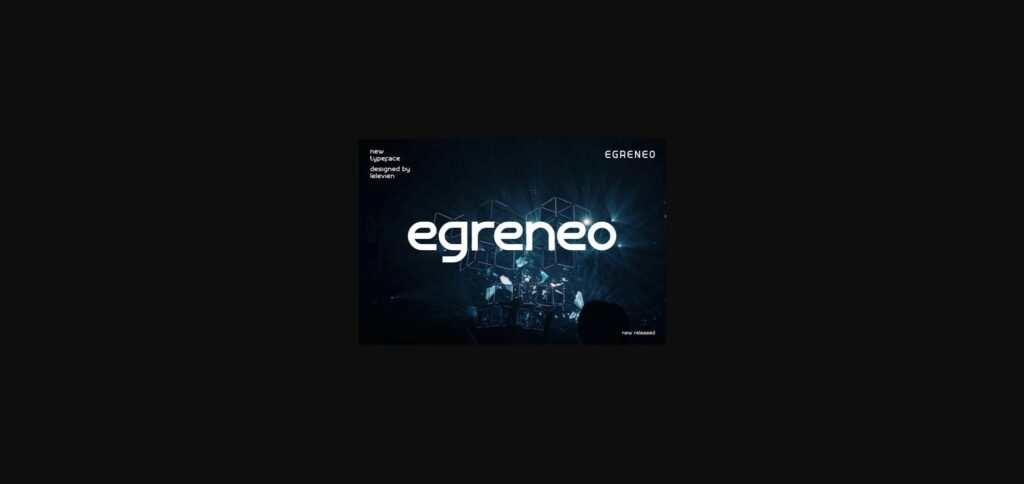 Egreneo Font Poster 3