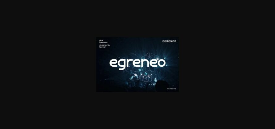 Egreneo Font Poster 3