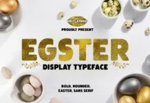 Egster Font Egster Font Poster 1