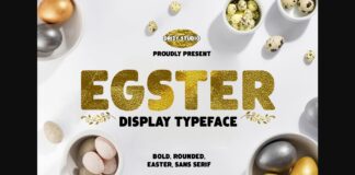 Egster Font Poster 1