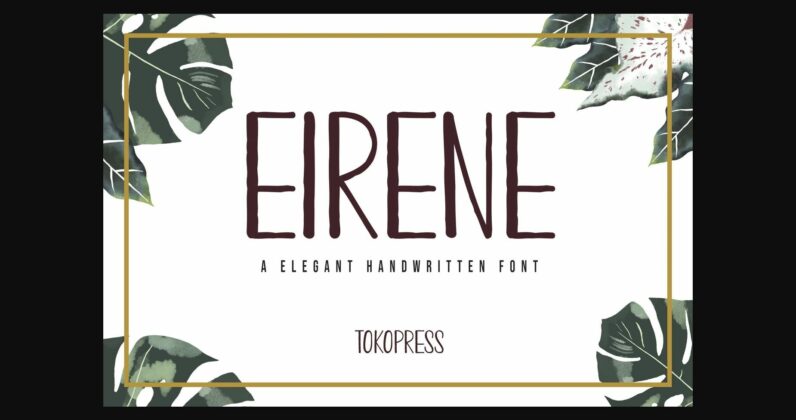 Eirene Font Poster 3