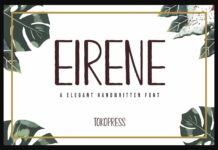 Eirene Font Poster 1