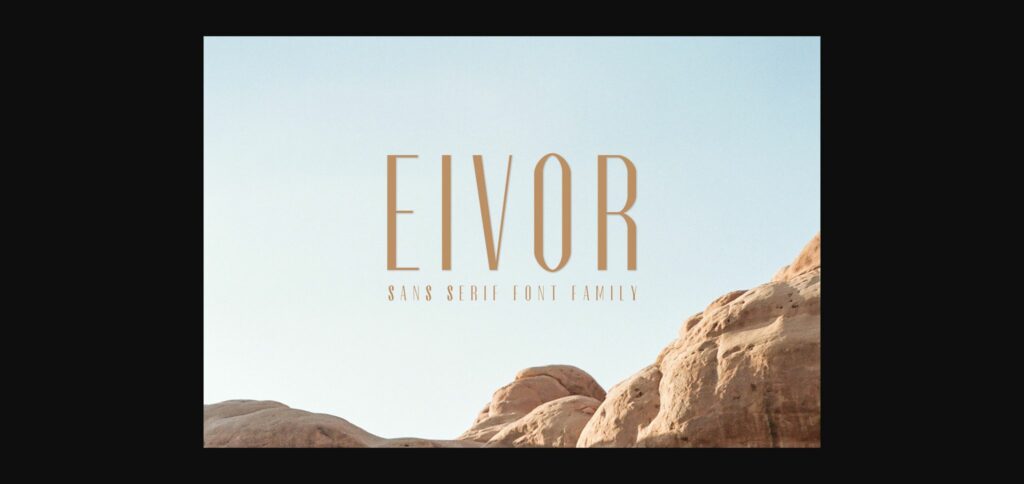 Eivor Font Poster 1