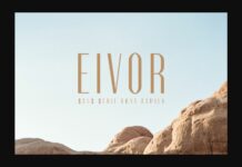 Eivor Font Poster 1