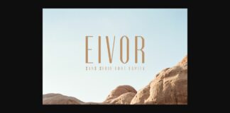 Eivor Font Poster 1