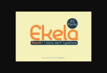 Ekela Punch Font Poster 1