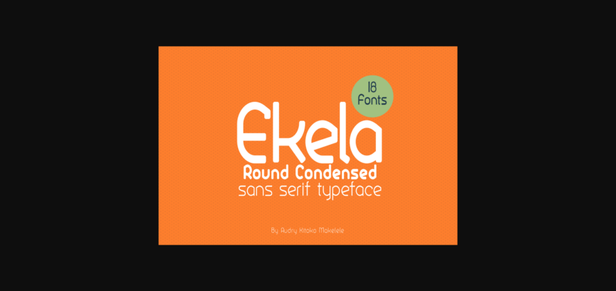 Ekela Font Poster 3