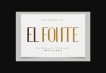 El Fonte Font Poster 1