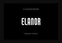 Elanor Font Poster 1