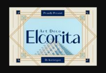 Elcorita Font Poster 1