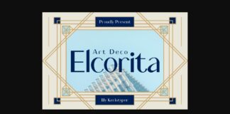 Elcorita Font Poster 1