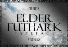 Elder Futhark Font Poster 1