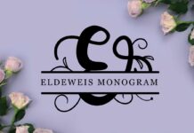 Eldeweis Monogram Font Poster 1
