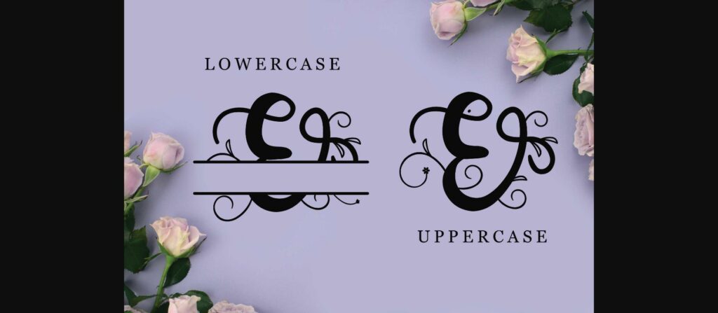 Eldeweis Monogram Font Poster 6